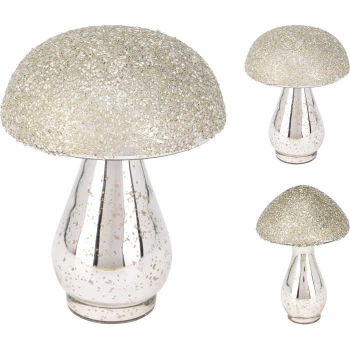 FUNGO VETRO SILVER 13X18CM 2AS